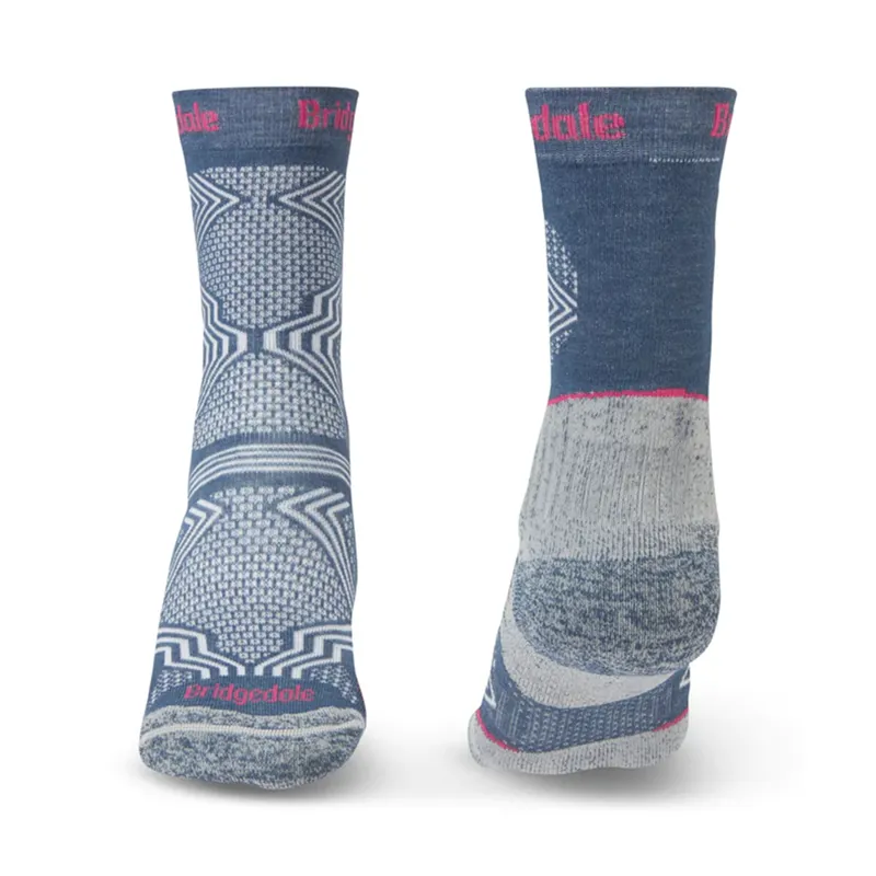 Bridgedale Hike Ultra Light T2 Coolmax Socks Womens in Dark Denim-1